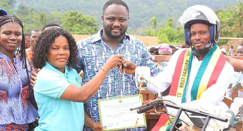 32-year old farmer wins best farmer in Obuasi East