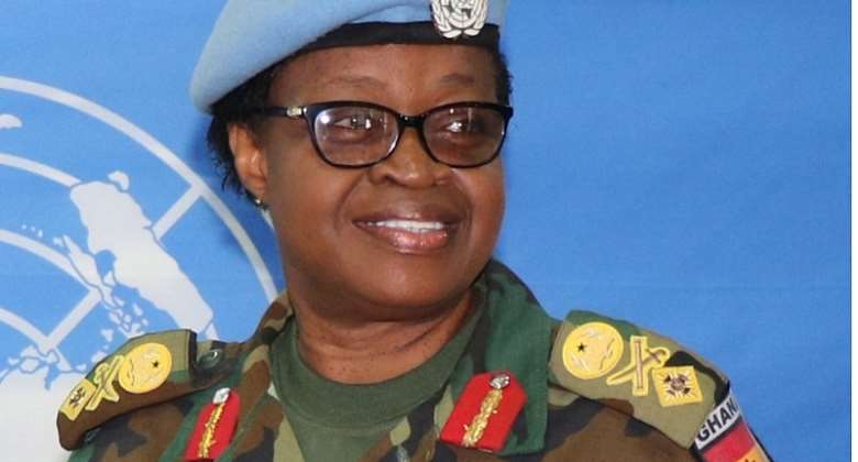 UN Peacekeeping mission mourns passing of Brigadier General Constance Emefa Edjeani-Afenu