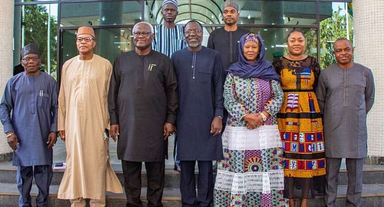 Members of the West African Elders Forum on Pre-Election Assessment Mission in Nigeria visited ECOWAS Commission President