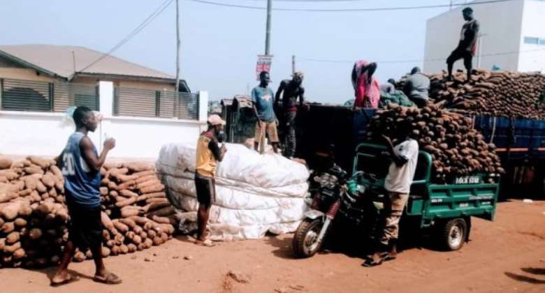 Yam business in Ashaiman faces imminent collapse due to poor storage facilities