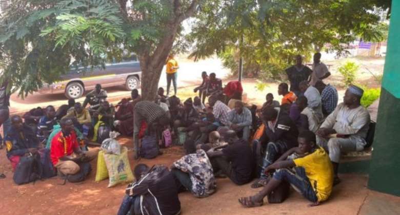 Immigration arrests 55 irregular migrants at Tuobodom
