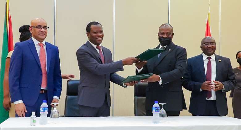 Ghana, Guyana sign strategic partnership agreement