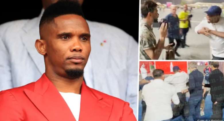World Cup 2022: Samuel Eto'o apologises after altercation with man in Qatar