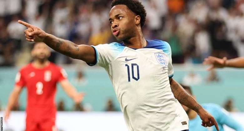 Raheem Sterling scored in England's opening game of the World Cup - a 6-2 victory over Iran