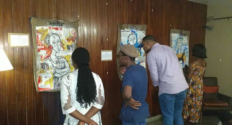 Let's all take a role in fighting Abuse against women; Delasi Anyahleads with Art
