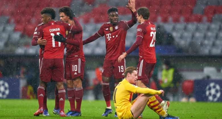 Toothless Barcelona crash out of Champions League with 3-0 loss to Bayern Munich