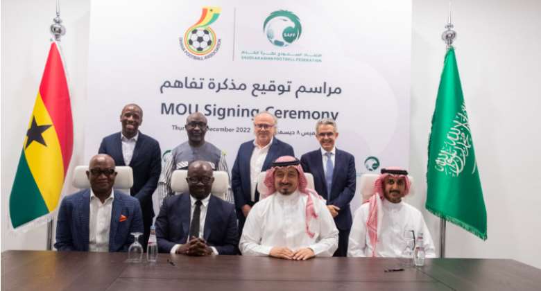 GFA signs MoU with Saudi Arabian Football Federation     GFA signs MoU with Saudi Arabian Football Federation