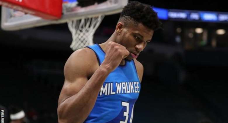 NBA: Giannis Antetokounmpo Shines As Milwaukee Bucks Beat Detroit Pistons