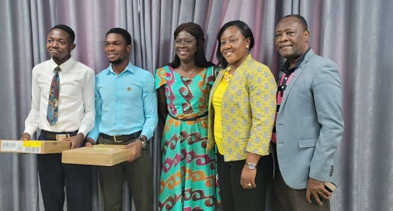 JEQ Foundation supports two high performing students with laptops