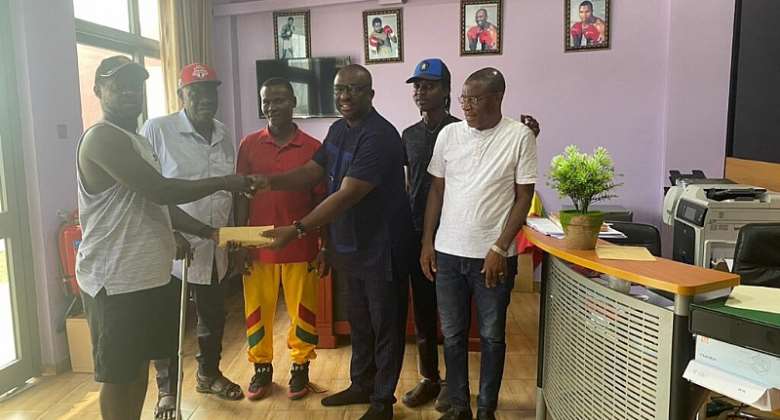 George Ashie redeems pledge to support GBA with percentage from his purse