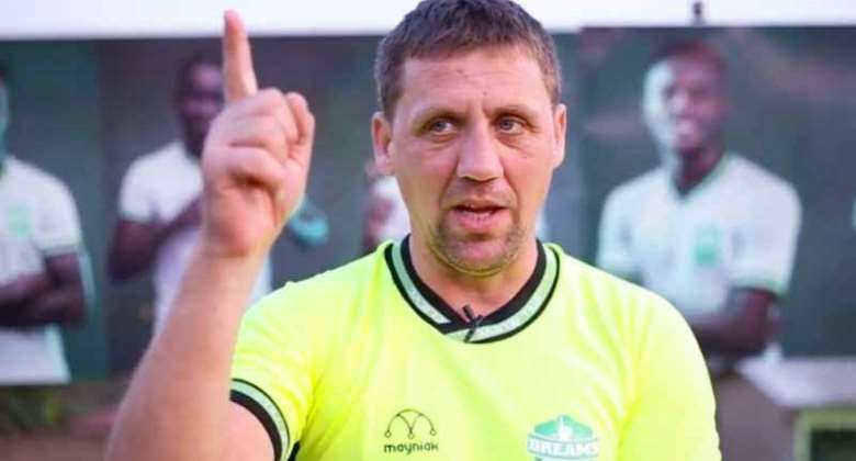 202122 GPL: Dreams FC part ways with head coach, Vladislav Viric