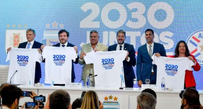 The Argentine Football Association hosted a ceremony on Tuesday to formally announce the South American World Cup bid