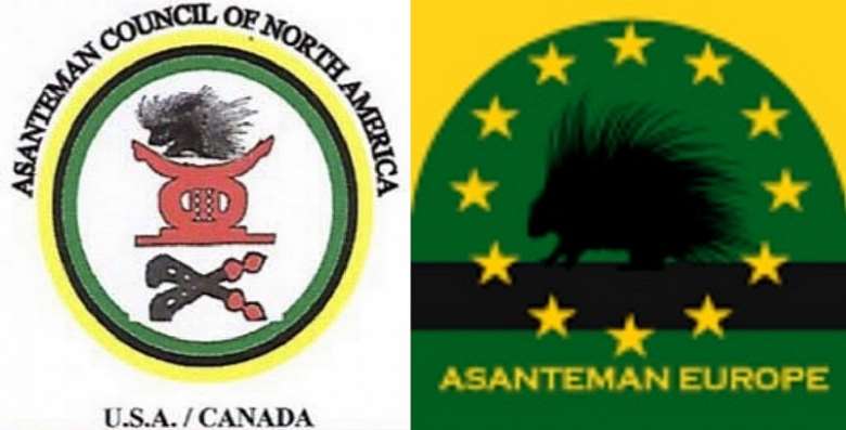 Asanteman Europe, Asanteman Council Of North America US  Canada condemn insults directed at Manhyia