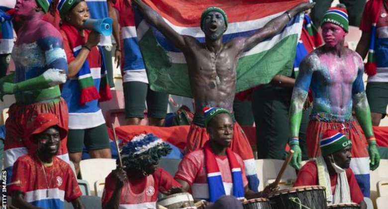 Fans of The Gambia backed the team at their first-ever Africa Cup of Nations in Cameroon this year, but have been denied a homecoming
