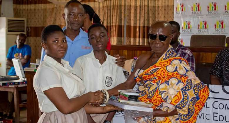 Jesus Cares School wins 2023 NCCE Constitution Quiz Competition in Obuasi