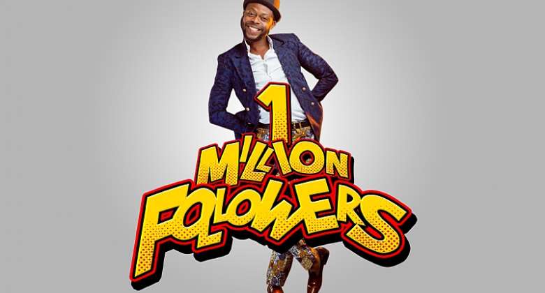 Kalybos Makes History As First Ghanaian Comedian With 1 Million IG Followers