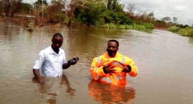 Volta region: Heavy rains cause havoc at Adaklu Dzakpo