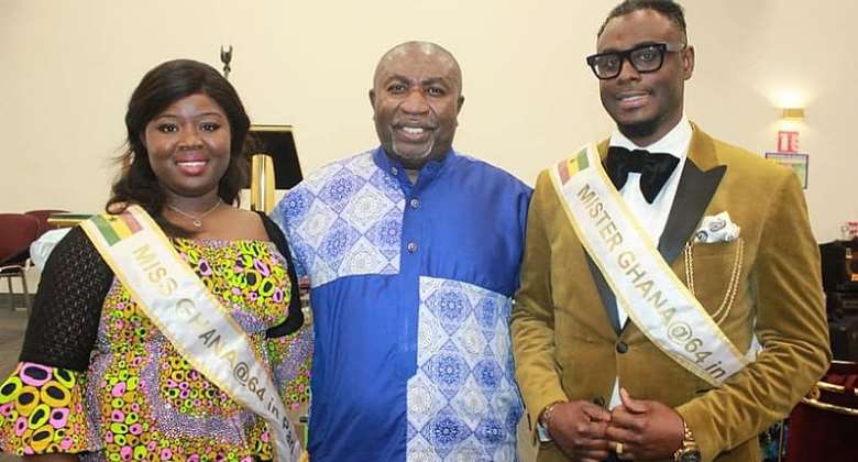 Meet Miss Ghana @64 in Paris and her male counterpart Mr. Ghana @64 in Paris