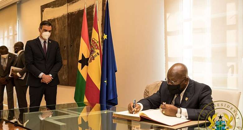 President Akufo-Addo touts enormous benefits of the AfCFTA in Spain