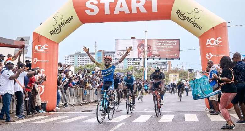 Joseph Neequaye wins 2022 RideAfrique Accra Criterium