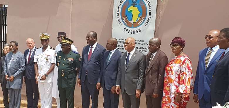 The West Africa Regional Maritime Security Centre CRESMAO headquarters in Abidjan Cte d'Ivoire is inaugurated