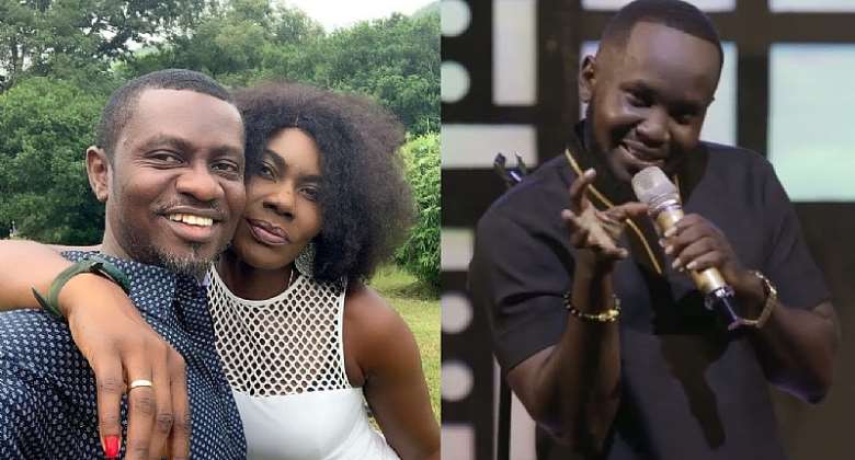 'You are a stupid, miserable local comedian badly brought up' — Joy News' Isarael Laryea's wife blasts Comedian OB Amponsah over Covid-19 joke
