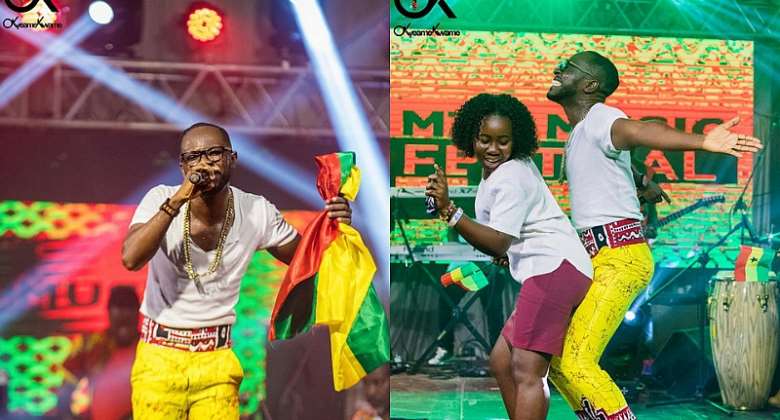 Okyeame Kwame's spectacular performance at the MTN Music Festival