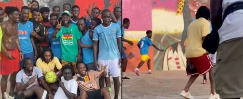Check out rapper Kendrick Lamar's eventful weekend in Ghana