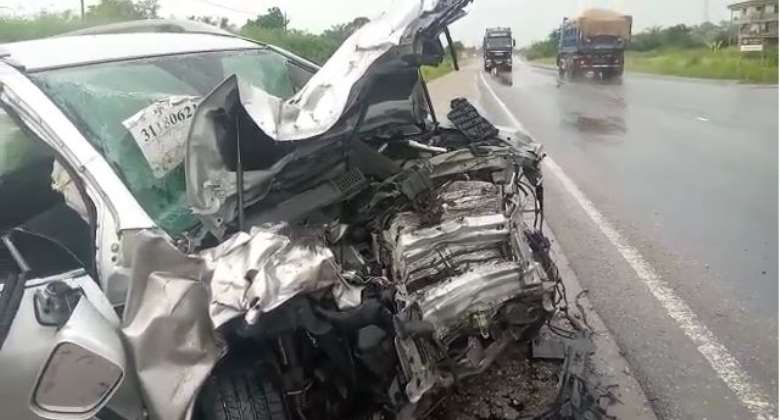 CR: Five sustain severe injuries in gory accident at Gomoa