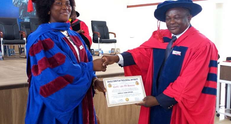 Social Welfare staff in Sunyani receives Honorary Doctor of Humanity