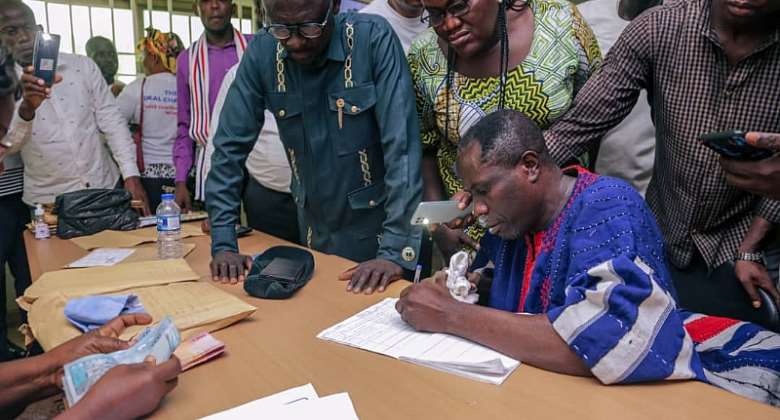 Cape Coast: Ideal College owner picks form to contest NPP Chairmanship position