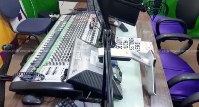 Benya FM vandalised, broadcaster assaulted at Elmina