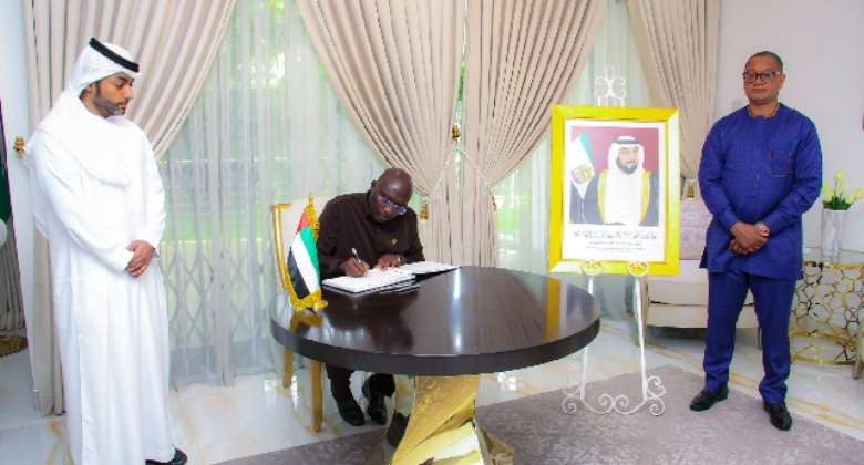 UAE Presidents death: 'May Allah grant him Jannatul Firdaus' — Bawumia signs book of condolence