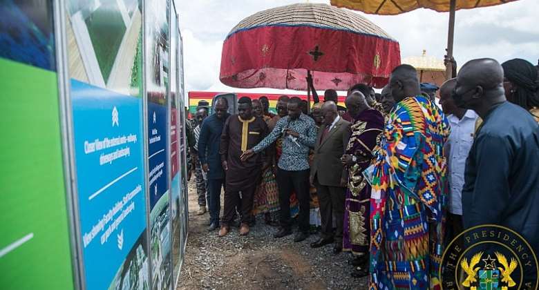 Akufo-Addo cuts sod for 90million University of Engineering and Agric Sciences