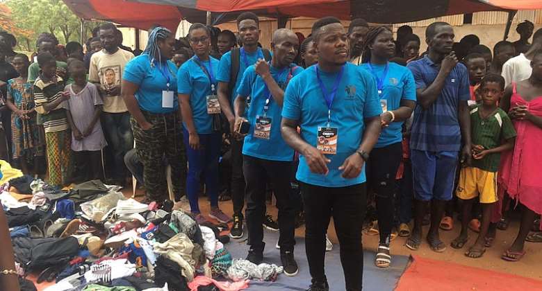 Eastern Region: Dedeso receives clothing, food items from Isaac Fund Project Foundation