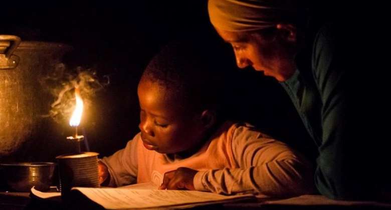 Many rural places in Africa have no access to electricity