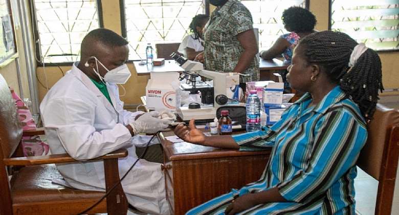 Customers of ASA Savings and Loans in Sekondi receive free medical health screening