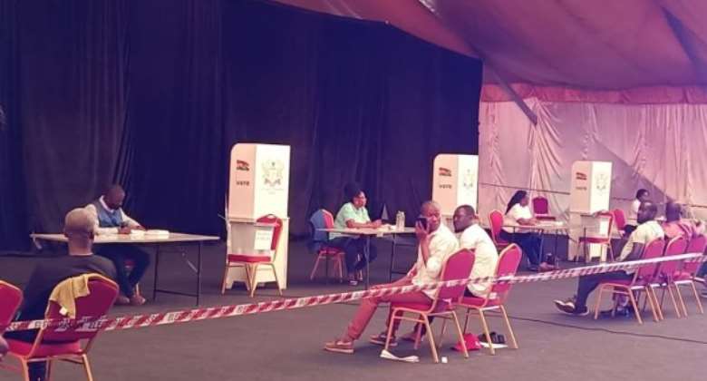 NPP Accra Elections: Voting starts at Fantasy Dome