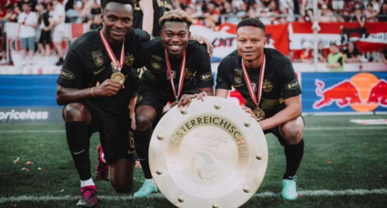 Lawrence Agyekum & Forson Amankwah clinch Austrian top flight with Red