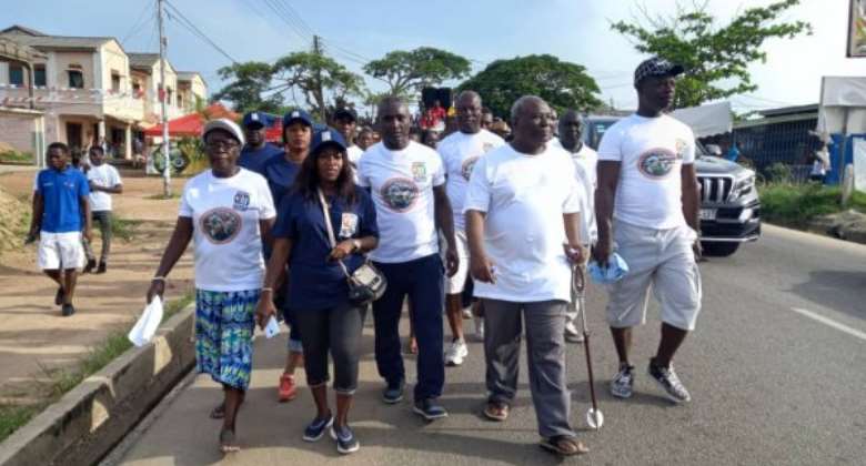Effutu Traditional Council embarks on health walk ahead of Aboakyer festival