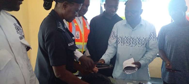 Winneba MTTU return belongings of Gomoa Okyereko crash victims to GPRTU