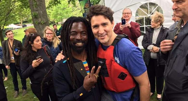 Rocky Dawuni meets Canadian Prime Minister at World Environment Day