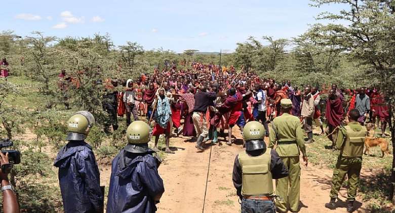 Tanzanian officers are forcing Maasai people out of their ancestral land in Loliondo, Ngorongoro District to build a game reserve.