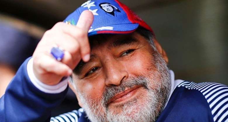 GETTY IMAGESImage caption,Maradona died of a heart attack at his Buenos Aires home, aged 60