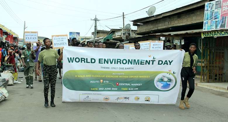 World Environment Day marked in Obuasi with clean up exercise