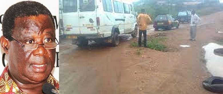 You falsely listed our bad road as asphalted on roads ministry website, delete it — Atwima Takyiman residents chase Amoako Atta