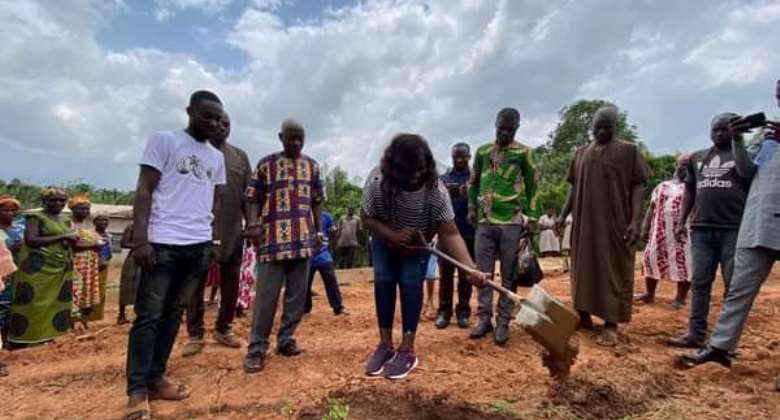 Agona East DCE cut sod for construction of two facilities