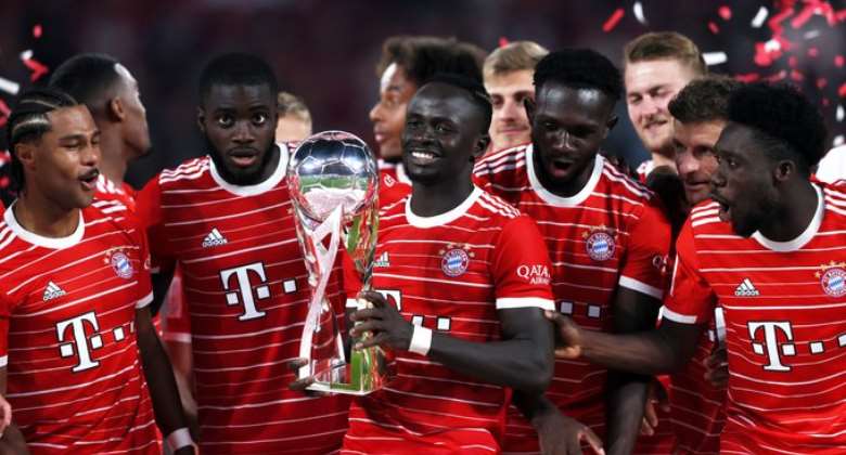 Sadio Mane scores as Bayern Munich beat RB Leipzig to win German Super Cup
