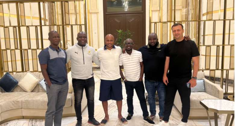 Black Stars: Captain Andre Ayew hosts Ghana delegation in Doha