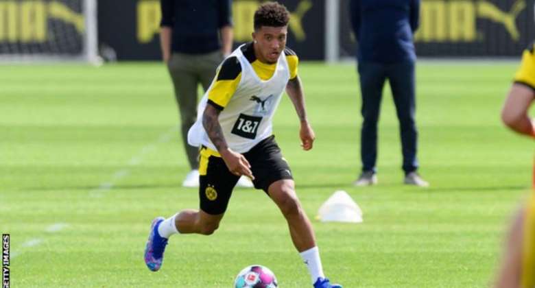 Borussia Dortmund want a fee of about 100m for winger Jadon Sancho